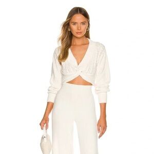 Free people Emilie Knit Crop Pullover sweater